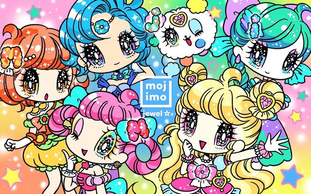 FONT WORKS「mojimo」mojimo-jewel☆ビジュアルイラスト