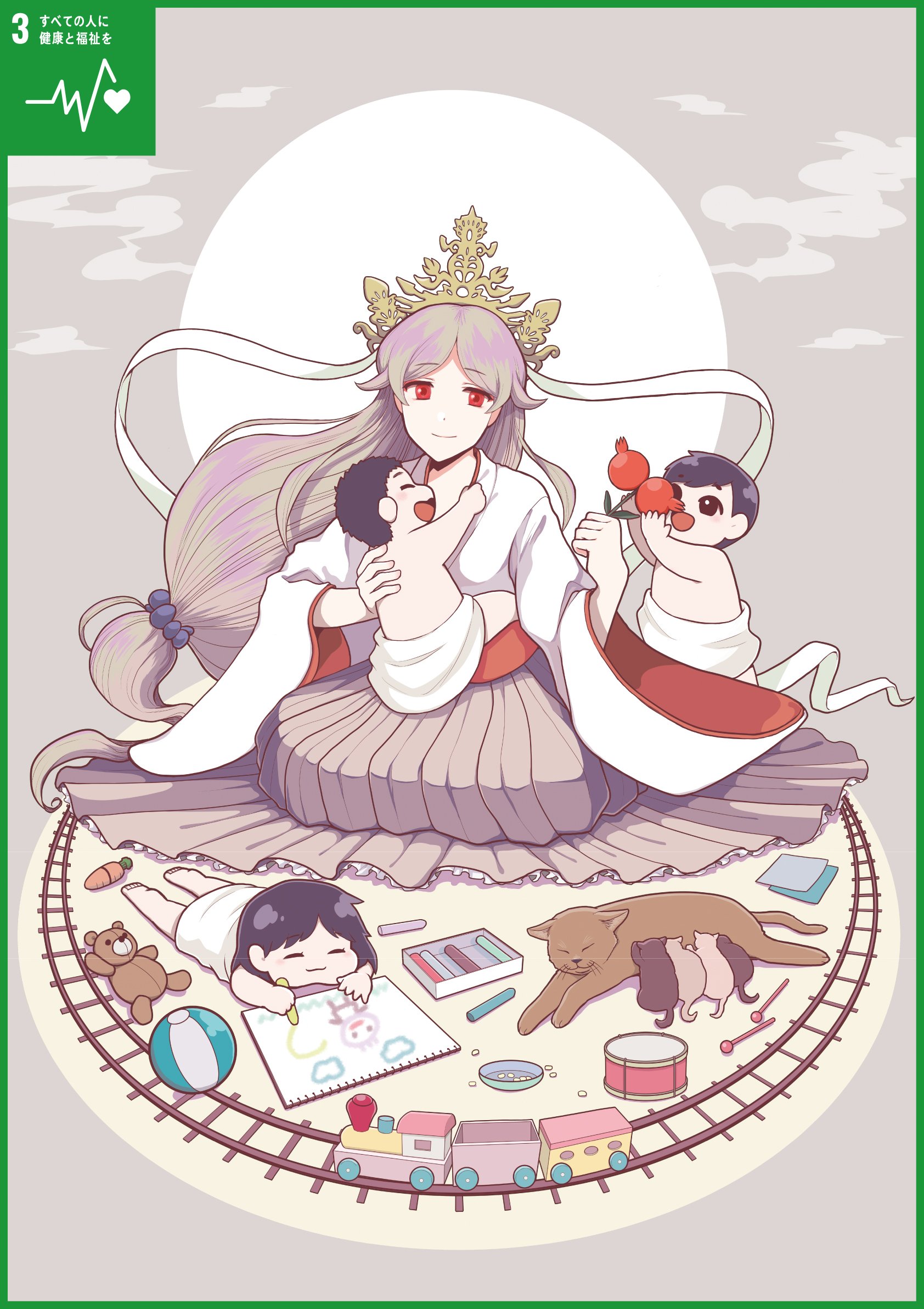 鬼子母神（きしぼじん）  安産・子育の神であり、法華経の行者（良薬を受ける者）の守護神。