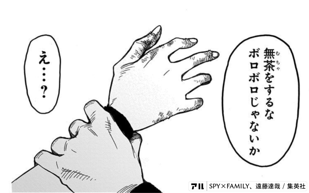 むちゃ無茶をするなボロボロじゃないかえ Spy Family アル