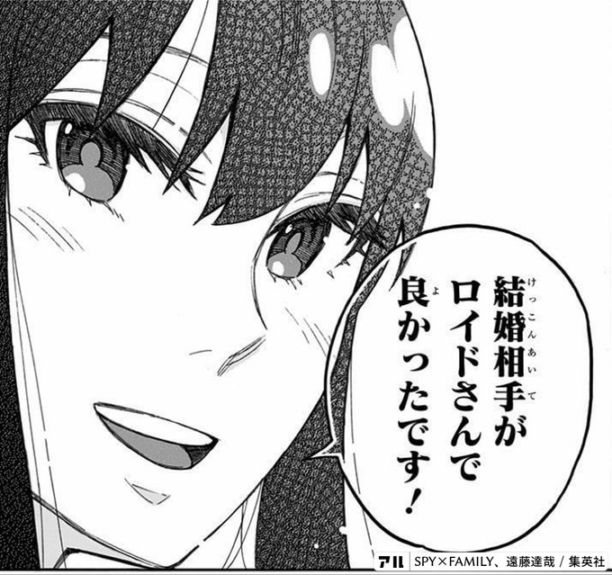 結婚相手がロイドさんで偵かったです Spy Family アル
