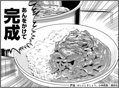 マンガ食堂 二十食め めしにしましょう 小林銅蟲先生 の肉あんかけチャーハン アル