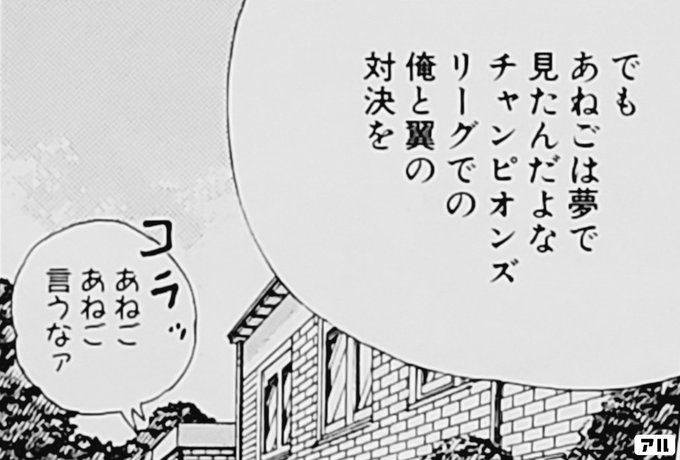 でもあねごは夢で見たんだよな チャンピオンズリーグでの俺と翼の対決を コラッ あねごあねご言うなァ キャプテン翼 Road To 02 アル