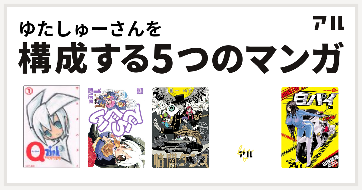 ゆたしゅーさんを構成するマンガはQコちゃん THE地球侵略少女 でらぐい